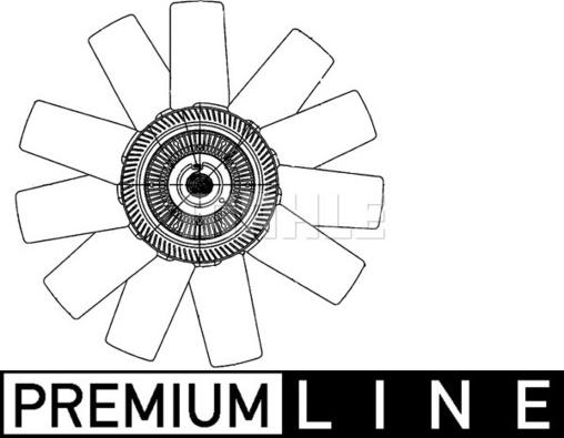 MAHLE CFF 490 000P - Ventilator, radiator aaoparts.ro