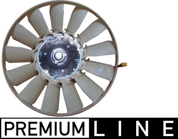 MAHLE CFF 487 000P - Ventilator, radiator aaoparts.ro