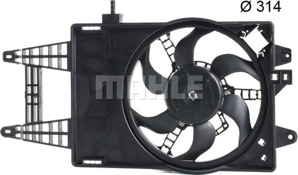 MAHLE CFF 157 000P - Ventilator, radiator aaoparts.ro