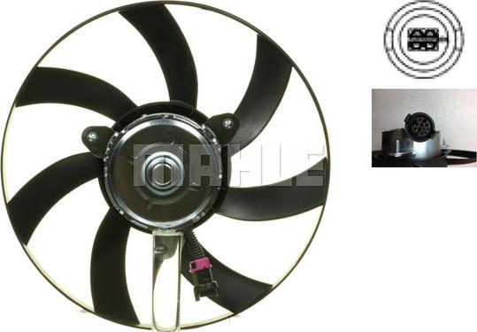 MAHLE CFF 323 000S - Ventilator, radiator aaoparts.ro