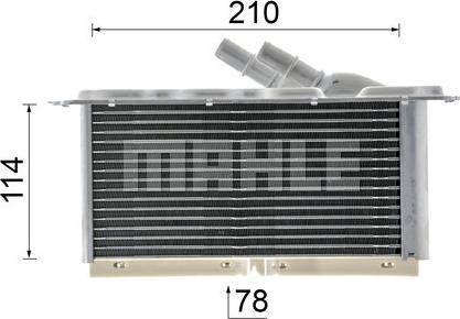 MAHLE CI 403 000P - Intercooler, compresor aaoparts.ro