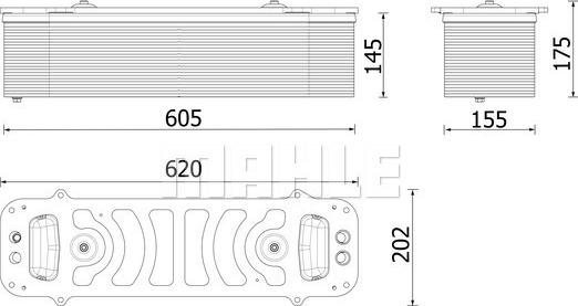 MAHLE CI 699 000P - Intercooler, compresor aaoparts.ro