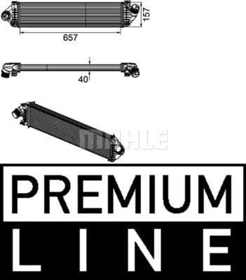 MAHLE CI 190 000P - Intercooler, compresor aaoparts.ro