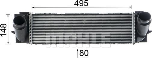 MAHLE CI 149 000P - Intercooler, compresor aaoparts.ro