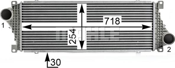 MAHLE CI 18 000P - Intercooler, compresor aaoparts.ro