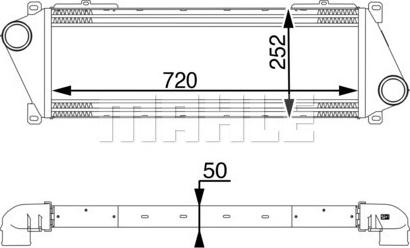 MAHLE CI 18 000P - Intercooler, compresor aaoparts.ro