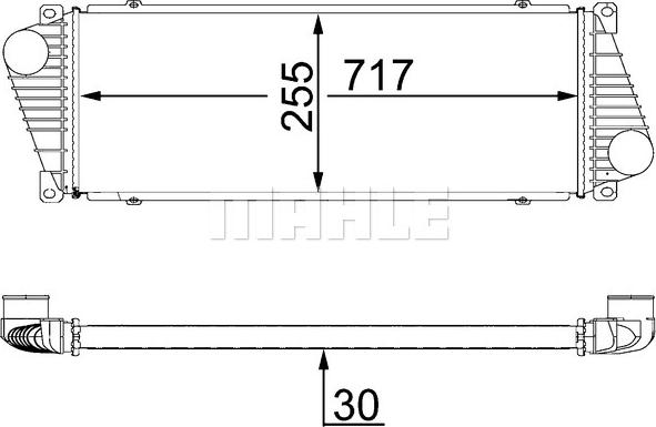 MAHLE CI 18 000S - Intercooler, compresor aaoparts.ro