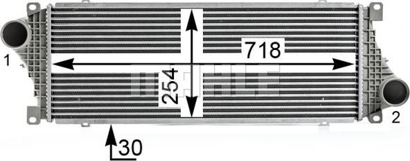 MAHLE CI 18 000S - Intercooler, compresor aaoparts.ro