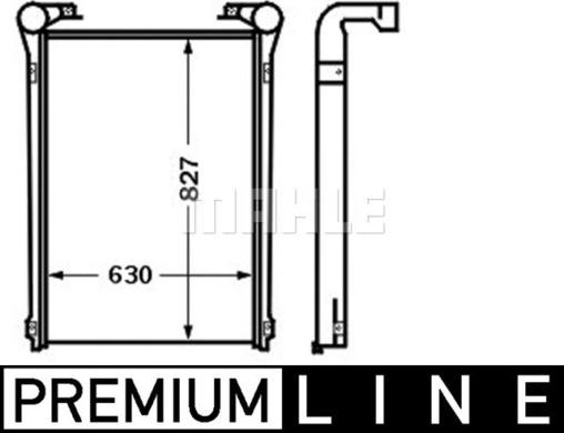 MAHLE CI 133 000P - Intercooler, compresor aaoparts.ro