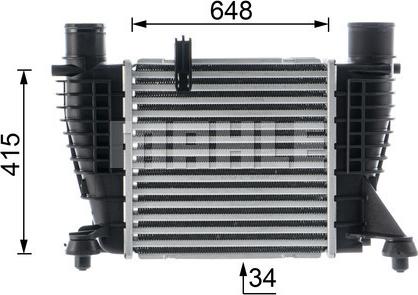 MAHLE CI 12 000P - Intercooler, compresor aaoparts.ro