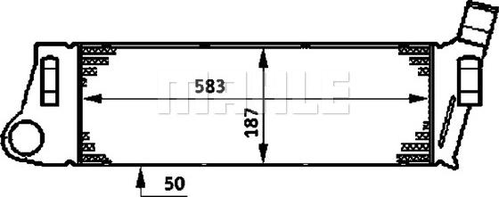 MAHLE CI 39 000P - Intercooler, compresor aaoparts.ro