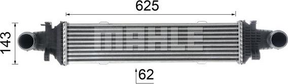 MAHLE CI 357 000P - Intercooler, compresor aaoparts.ro