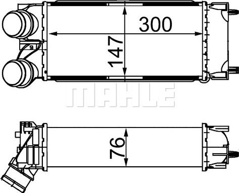 MAHLE CI 367 000S - Intercooler, compresor aaoparts.ro