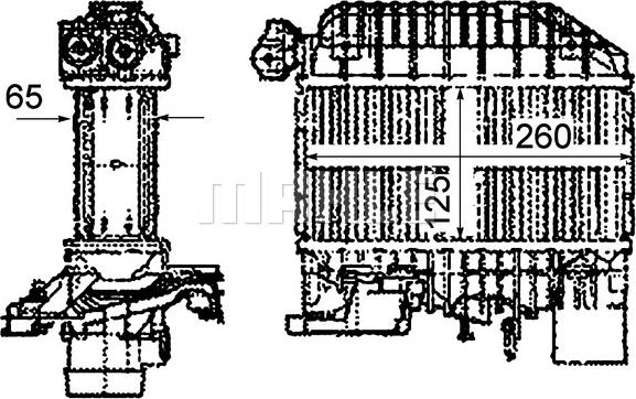 MAHLE CI 303 000P - Intercooler, compresor aaoparts.ro