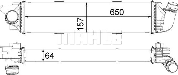 MAHLE CI 31 000P - Intercooler, compresor aaoparts.ro