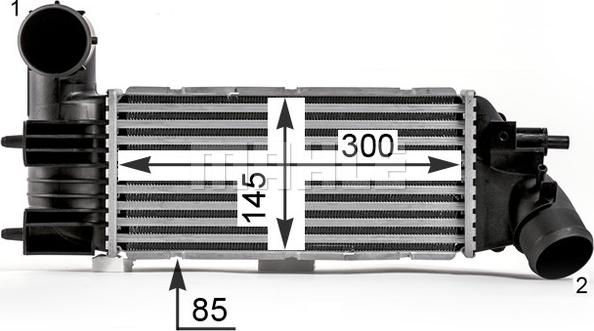 MAHLE CI 26 000P - Intercooler, compresor aaoparts.ro