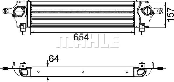 MAHLE CI 200 000P - Intercooler, compresor aaoparts.ro