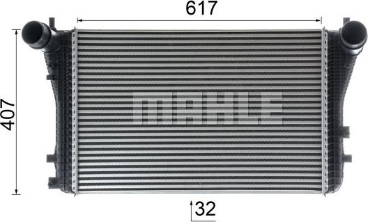 MAHLE CI 208 000P - Intercooler, compresor aaoparts.ro