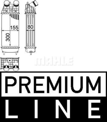 MAHLE CI 210 000P - Intercooler, compresor aaoparts.ro