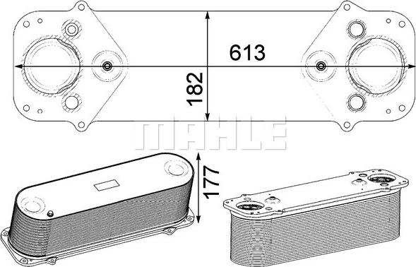 MAHLE CI 231 000P - Intercooler, compresor aaoparts.ro