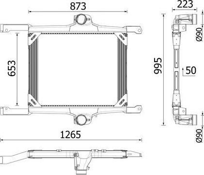 MAHLE CI 725 000P - Intercooler, compresor aaoparts.ro