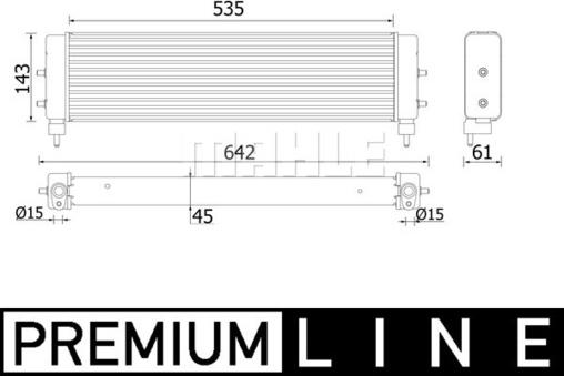 MAHLE CLC 94 000P - Radiator ulei, ulei motor aaoparts.ro