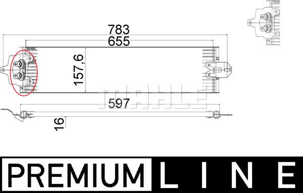 MAHLE CLC 49 000P - Radiator racire ulei, cutie de viteze automata aaoparts.ro