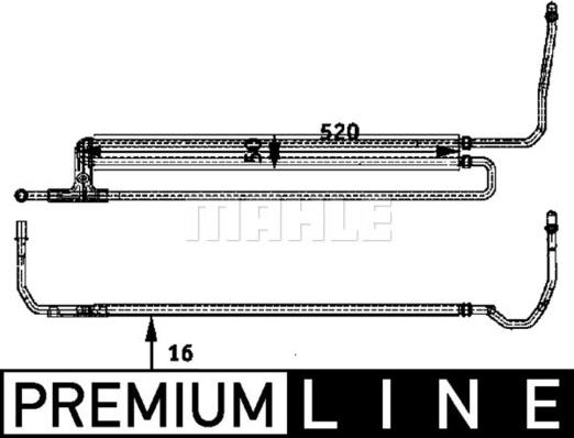 MAHLE CLC 54 000P - Radiator racire ulei, sistem directie aaoparts.ro