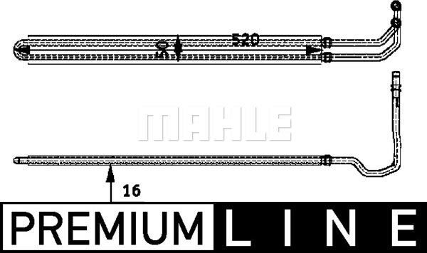 MAHLE CLC 53 000P - Radiator racire ulei, sistem directie aaoparts.ro