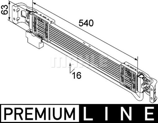 MAHLE CLC 69 000P - Radiator ulei, ulei motor aaoparts.ro