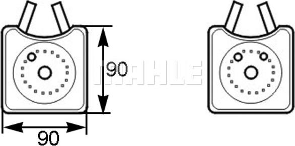 MAHLE CLC 161 000S - Radiator ulei, ulei motor aaoparts.ro