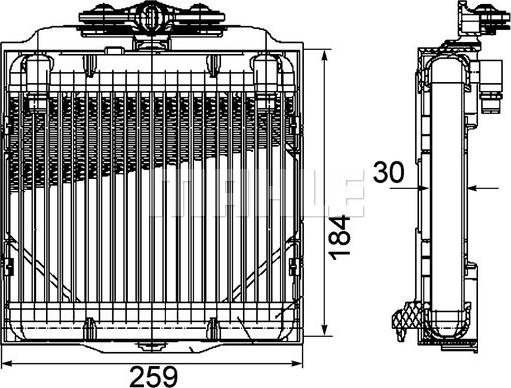 MAHLE CLC 102 000P - Radiator racire ulei, cutie de viteze automata aaoparts.ro