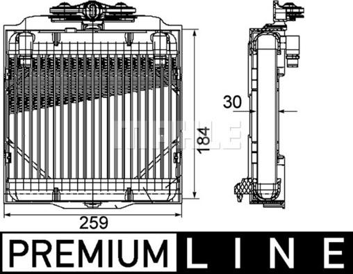 MAHLE CLC102000P - Radiator racire ulei, cutie de viteze automata aaoparts.ro