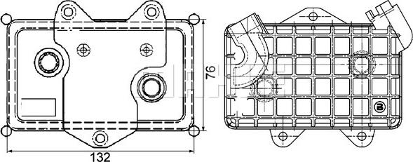 MAHLE CLC 36 000P - Radiator ulei, ulei motor aaoparts.ro