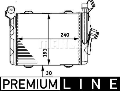 MAHLE CLC 33 000P - Radiator ulei, ulei motor aaoparts.ro