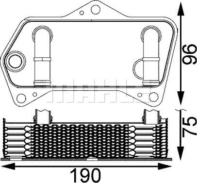 MAHLE CLC 202 000S - Radiator racire ulei, cutie de viteze automata aaoparts.ro