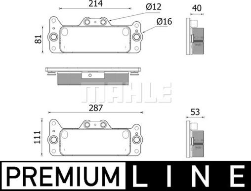 MAHLE CLC 222 000P - Radiator racire ulei, cutie de viteze automata aaoparts.ro