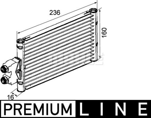 MAHLE CLC 74 000P - Radiator racire ulei, cutie de viteze automata aaoparts.ro