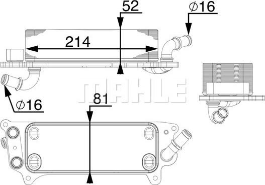 MAHLE CLC 77 000P - Radiator racire ulei, cutie de viteze automata aaoparts.ro