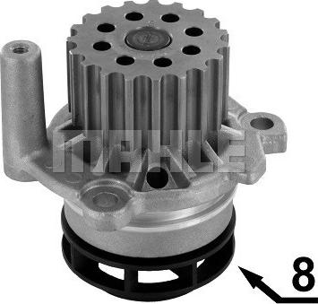 MAHLE CP 587 000S - Pompa apa aaoparts.ro