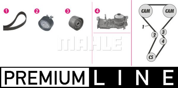 MAHLE CPK 116 000P - Set pompa apa + curea dintata aaoparts.ro