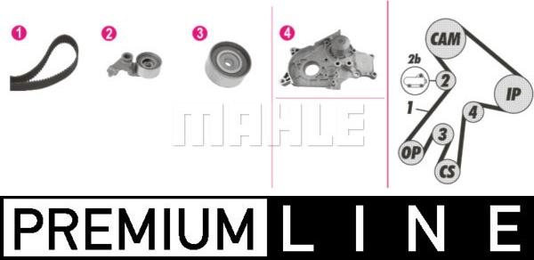 MAHLE CPK 112 000P - Set pompa apa + curea dintata aaoparts.ro