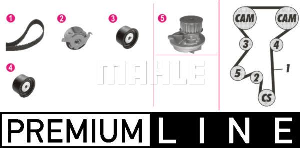 MAHLE CPK 89 000P - Set pompa apa + curea dintata aaoparts.ro