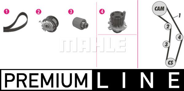 MAHLE CPK 83 000P - Set pompa apa + curea dintata aaoparts.ro