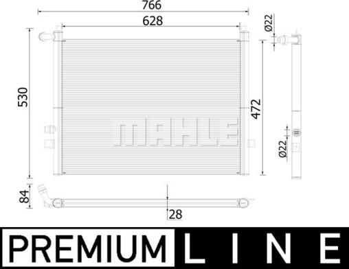 MAHLE CR 936 000P - Radiator, racire motor aaoparts.ro