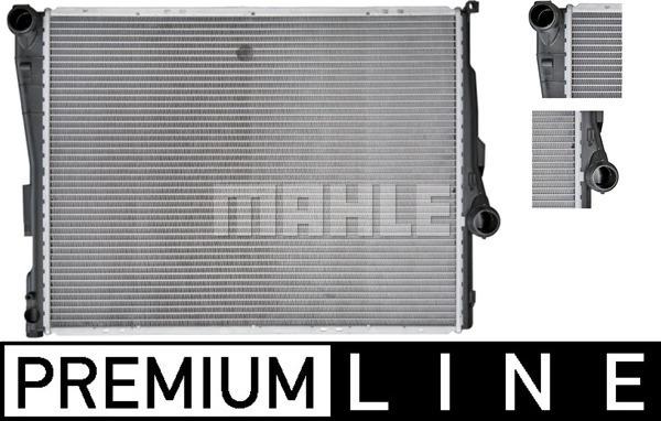 MAHLE CR 455 000P - Radiator, racire motor aaoparts.ro