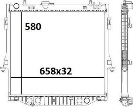 MAHLE CR 46 000S - Radiator, racire motor aaoparts.ro