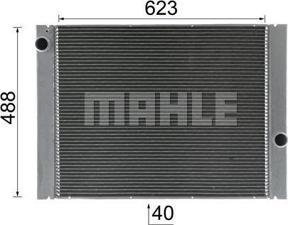 MAHLE CR 582 000P - Radiator, racire motor aaoparts.ro