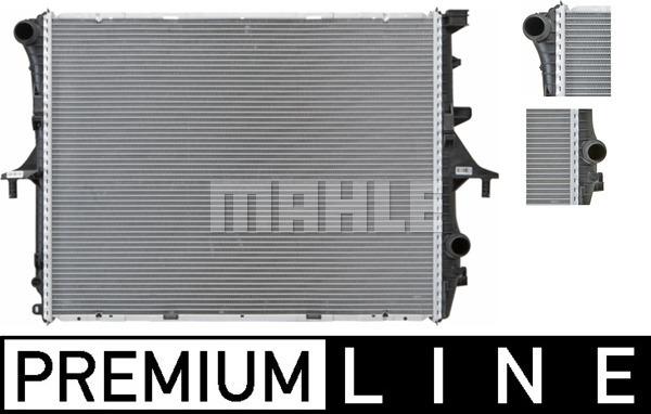 MAHLE CR 571 000P - Radiator, racire motor aaoparts.ro