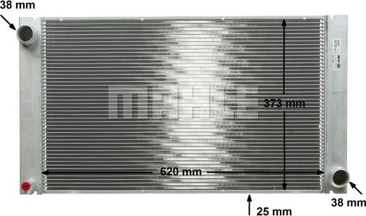 MAHLE CR 578 000P - Radiator, racire motor aaoparts.ro